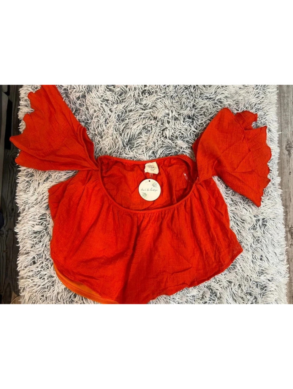🌸 Fantastic Fawn Summer Dreaming Rust Crop Top | NWT | Medium